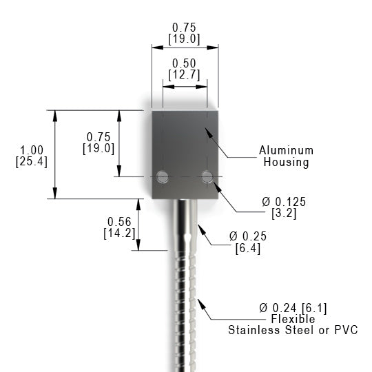 C 0.032" X 0.382" RECTANGLE