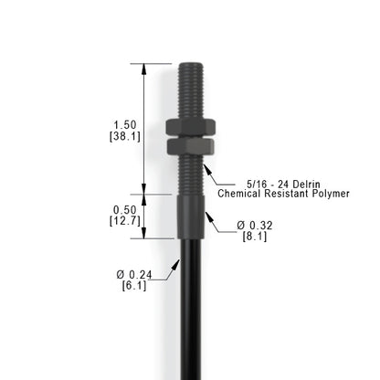 TDGP Delrin Threaded End Tip
