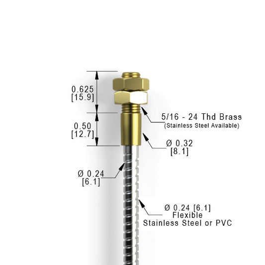 Threaded (1.58mm) Straight Tip