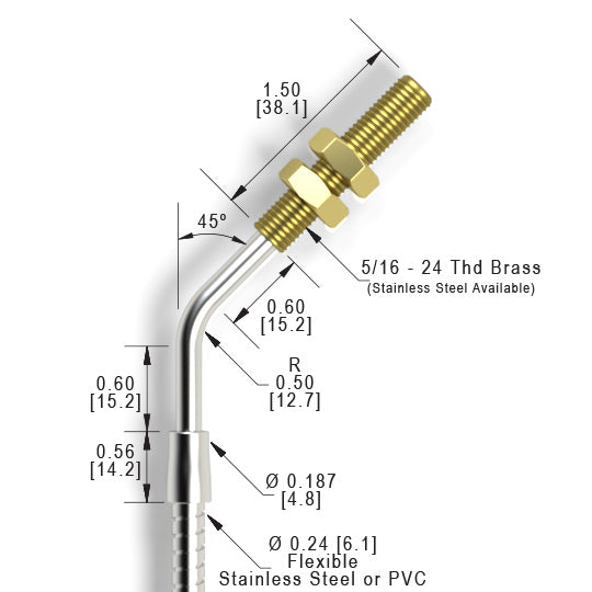 TRX Threaded 45 Degree