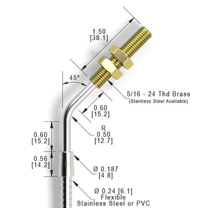 TRX Threaded 45 Degree
